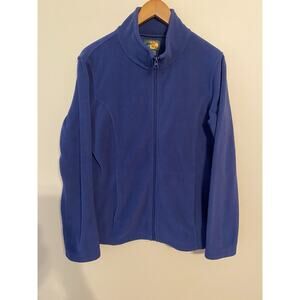 Bass Pro Shop Women’s Size Large Warm Blue Fleece Zip Up Jacket